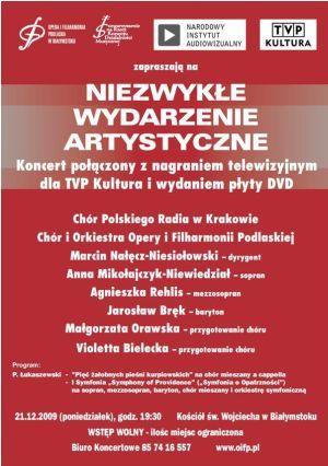 Chór i Orkiestra OiFP w TVP Kultura