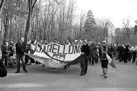 Hołd kibiców Jagiellonii