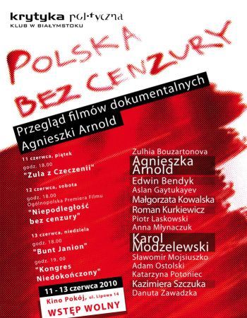 Polska bez cenzury w filmach Agnieszki Arnold