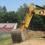 Ruszyła budowa stadionu. Na Słoneczną wjechał ciężki sprzęt