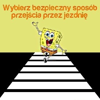"Bezpieczna droga z radami SpongeBoba". Ruszyła ogólnopolska kampania
