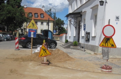 Utrudnienia na ulicach Kilińskiego i Kościelnej