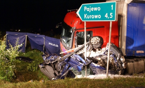 Wypadek w okolicach Jeżewa. Zginęły trzy osoby