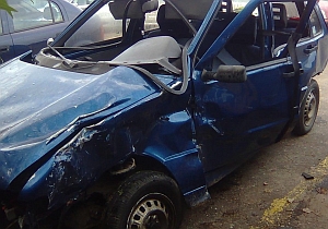 Czterech rannych i dwa rozbite samochody