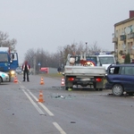  Na ulicy Elewatorskiej zderzyły się trzy samochody