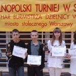 Sukces UKS  "Trzynastka" ns Ogólnopolskim Turnieju Dzieci i Młodzików w Szabli