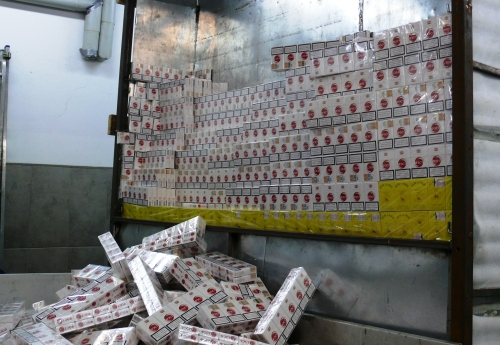 Udaremniono przemyt papierosów wartych ponad 100 tys. zł