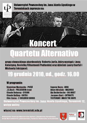Quartet Alternativo -  rodzinny koncert w Teremiskach
