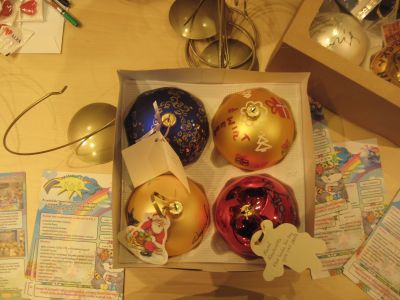 Festiwal Bombki Choinkowej - udana licytacja w Galerii Alfa