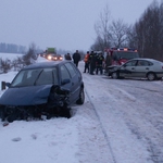 Śliskie drogi w Podlaskiem. Doszło do kilku wypadków