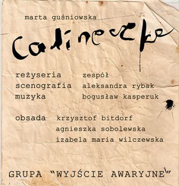  Calineczka - debiut Grupy Wyjście Awaryjne na scenie BTL