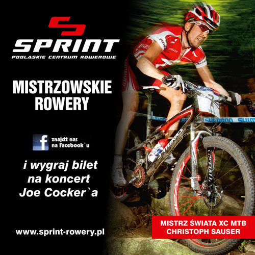 Z rowerowym "Sprintem" na Joe Cockera. Wygraj bilet na koncert!