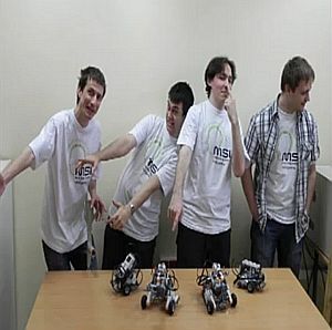  Drugie miejsce dla drużyny  z PB  na PozRobot 2011 [wideo]