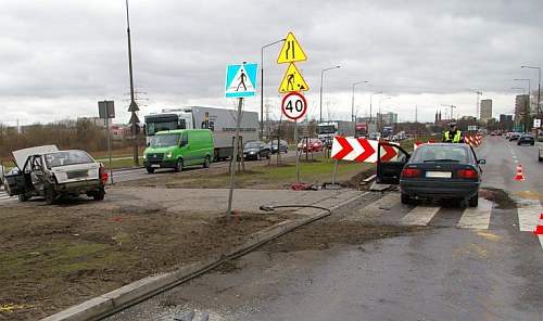 Wskutek wypadku na ul. Branickiego zmarł mężczyzna 