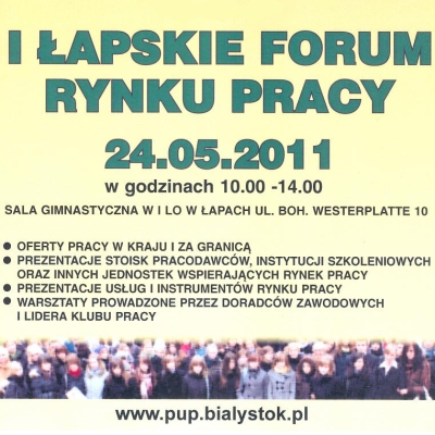 I Łapskie Forum Rynku Pracy