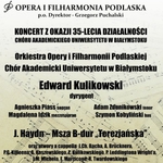 Koncert z okazji 35-lecia działalności Chóru Akademickiego Uniwersytetu w Białymstoku