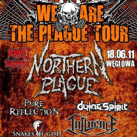 We Are The Plague Tour Part I. Potężne metalowe uderzenie w Białymstoku