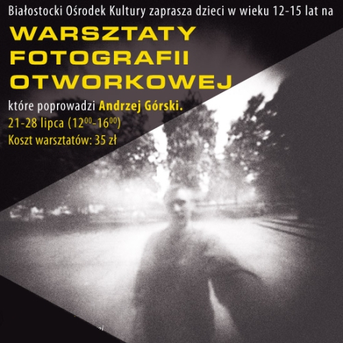 Warsztaty fotografii otworkowej dla dzieci