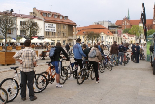 W centrum Białegostoku stanie punkt znakowania rowerów