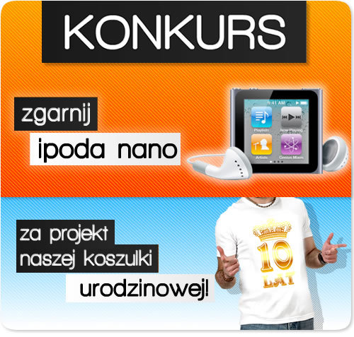 Konkurs na projekt urodzinowej koszulki rozstrzygnięty!