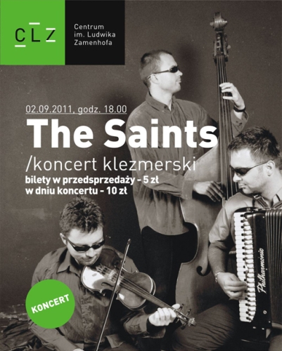 The Saints. Muzyka klezmerska w Centrum im. L. Zamenhofa