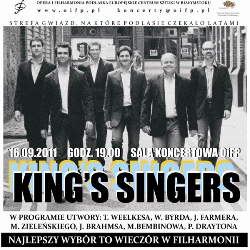 The King's Singers w Białymstoku. Koncert jednego z najlepszych zespołów wokalnych na świecie