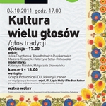 Kultura wielu głosów. Głos tradycji - spotkanie i koncert