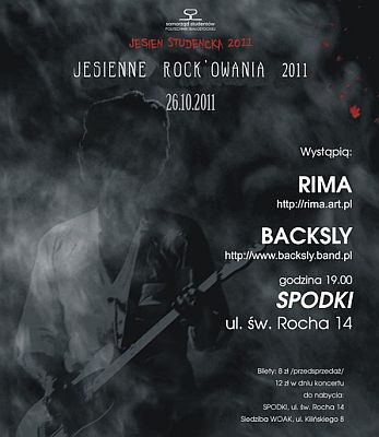 Jesienne rockowania z Rimą i Backsly