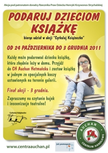 Cyrkuluj książeczko. Podaruj dzieciom książkę