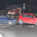 Wypadek obok galerii Zielone Wzgórze