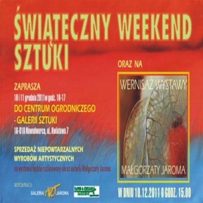 Świąteczny weekend sztuki  z Galerią Jaroma