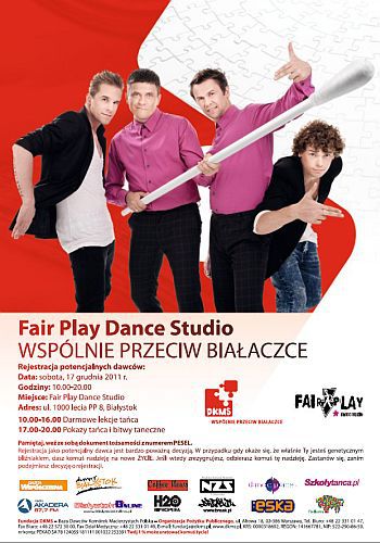 Wspólnie Przeciw Białaczce. Tancerze Fair Play Dance Studio pomagają potrzebującym