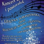 Grażyna Łobaszewska i słuchacze Szkoły Talentów w  koncercie kolęd