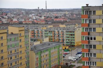 Blokowiskowy plener fotograficzny. Prezentacja zdjęć