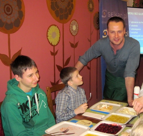 Paweł Małaszyński gotował dla dzieci z celiakią
