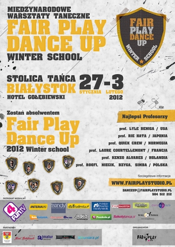 Międzynarodowe Warsztaty Taneczne. Zostań absolwentem Fair Play Dance Up winter school