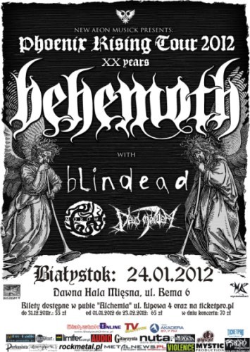 Behemoth w Białymstoku. Koncert w hali mięsnej