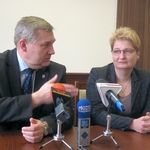 Nowa wiceprezydent miasta Renata Przygodzka, spotkała się z mediami