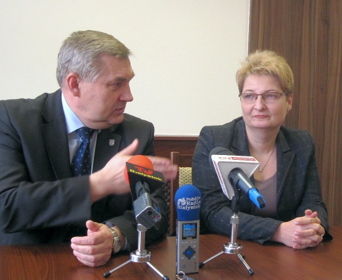 Nowa wiceprezydent miasta Renata Przygodzka, spotkała się z mediami