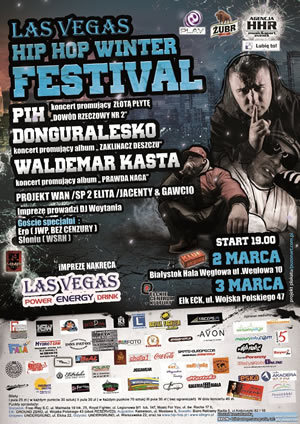 Hip Hop Winter Festiwal. Pih, Kasta, Donguralesko na Węglowej