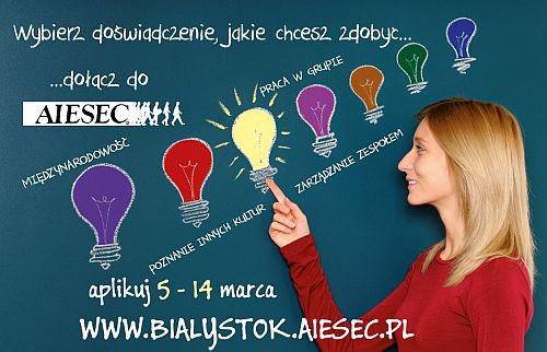 Zdobywaj wiedzę i doświadczenie z AIESEC