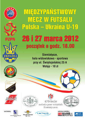 Reprezentacja Polski U-19 w futsalu zagra w Siemiatyczach