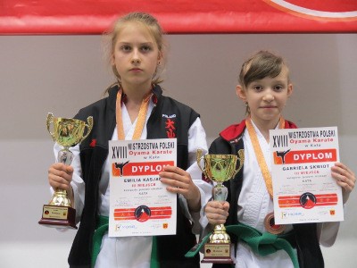 Udany start juniorek Oyama Karate na mistrzostwach Polski