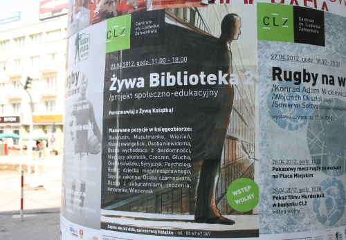 Niekompletna Żywa Biblioteka? Centrum im. Ludwika Zamenhofa nie ma monopolu na projekt