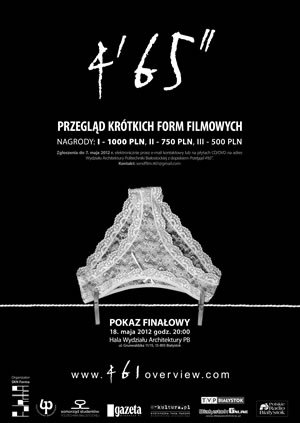 Przegląd Krótkich Form Filmowych 4,65". Ostatni tydzień zgłaszania prac 