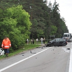 Wypadek na krajowej "ósemce". 4 osoby w szpitalu