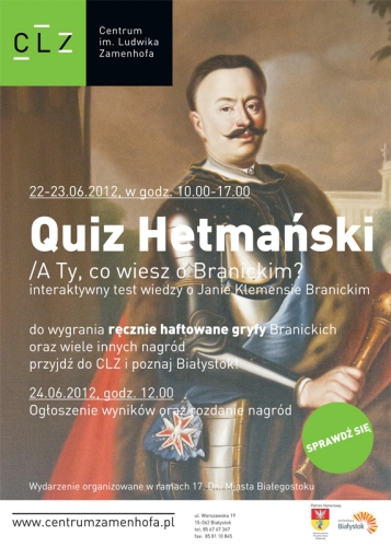 Quiz Hetmański. A Ty, co wiesz o rodzie Branickich? Sprawdź się i wygraj nagrody