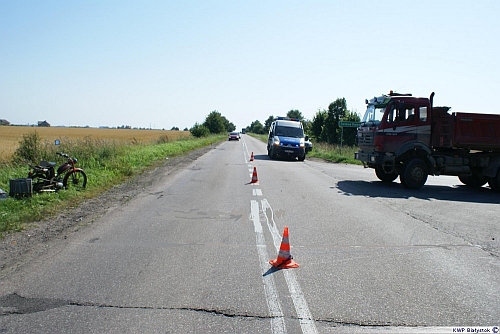 Pijany kierowca groźnie potrącił 64-latka 