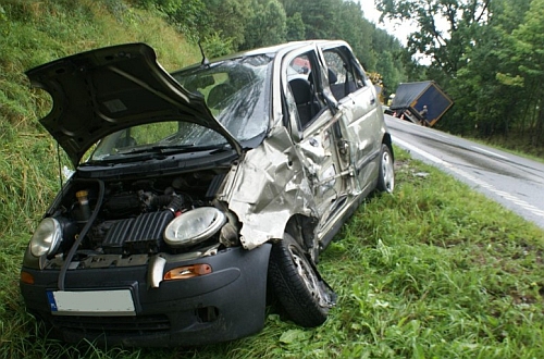 Groźny wypadek na krajowej "ósemce"