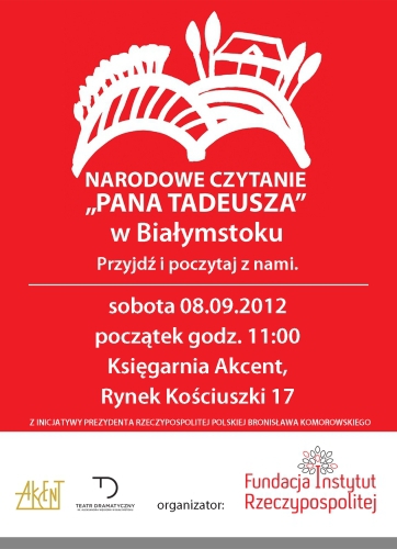 Cała Polska czyta. "Pana Tadeusza"